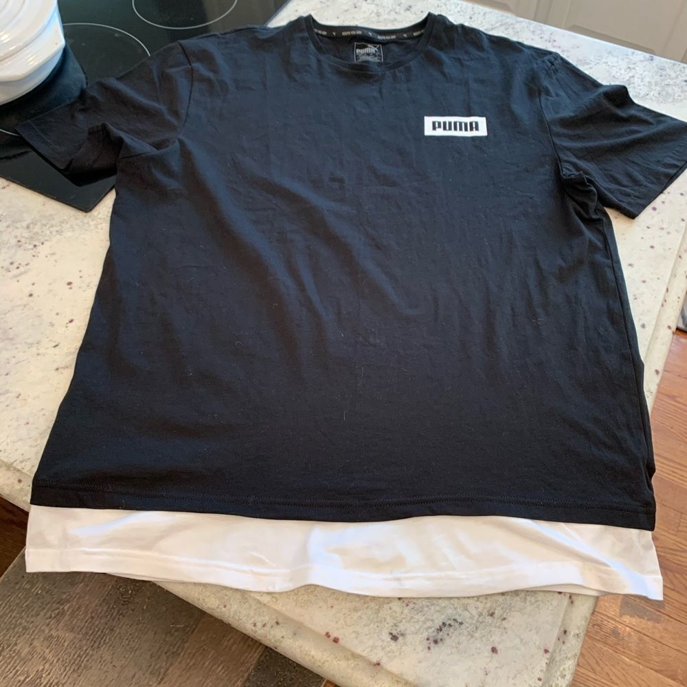 Puma Double Hem T-Shirt L NWOT